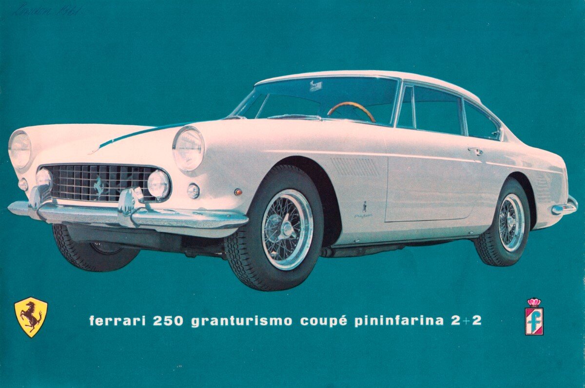 FERRARI bilbrochure, auto katalog, auto prospekt, automobile literature